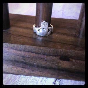 Sterling silver Claddagh ring
